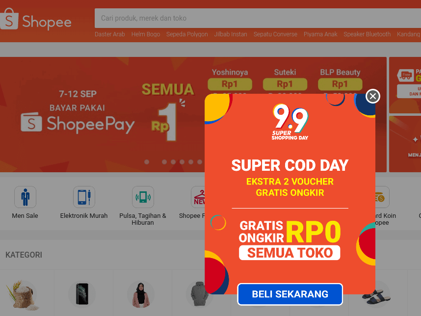 Shopee 蝦皮購物 印尼 Indonesia